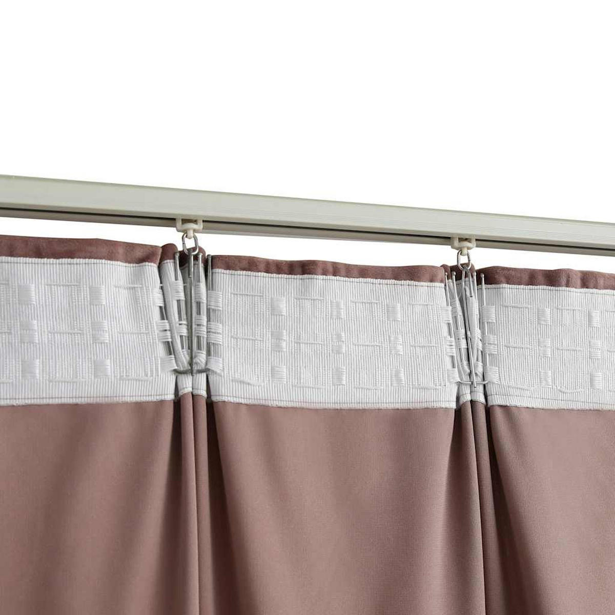 VERDUNKELUNGSVORHANG Mit Haken Samt Antik-Rosa 290/245 Cm - Pink, Textil (290/245/1cm) - vidaXL