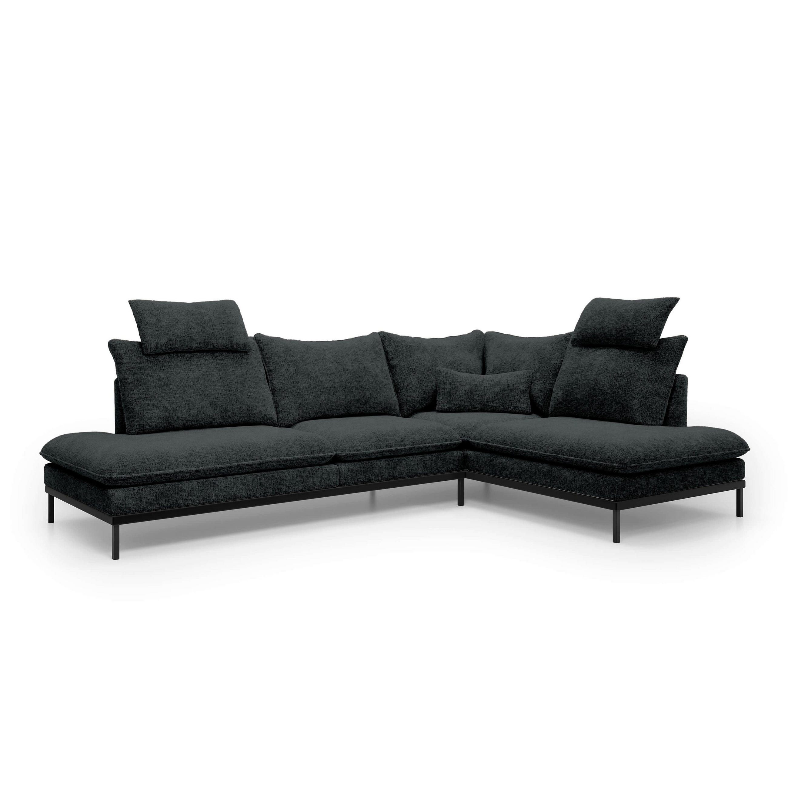 ECKSOFA Leafy Multicolor 293 cm - Multicolor, Textil (293/90/198cm) - Pillovely