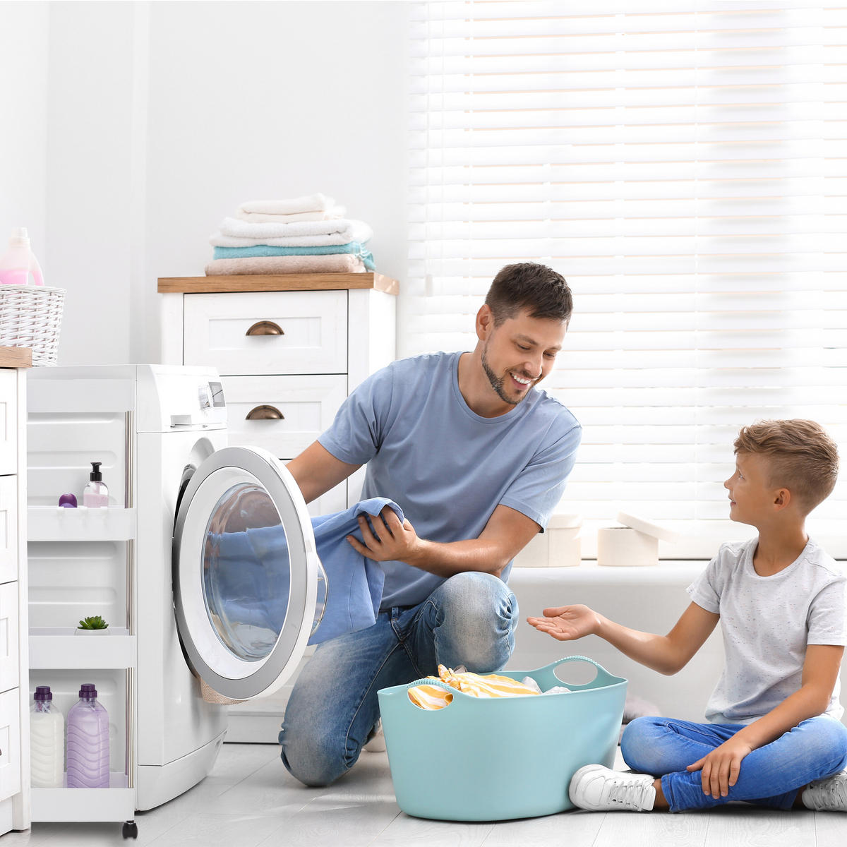 NÁBYTOK do nich - biela, kov/plast (41.5/88/23.5cm) - Relaxdays