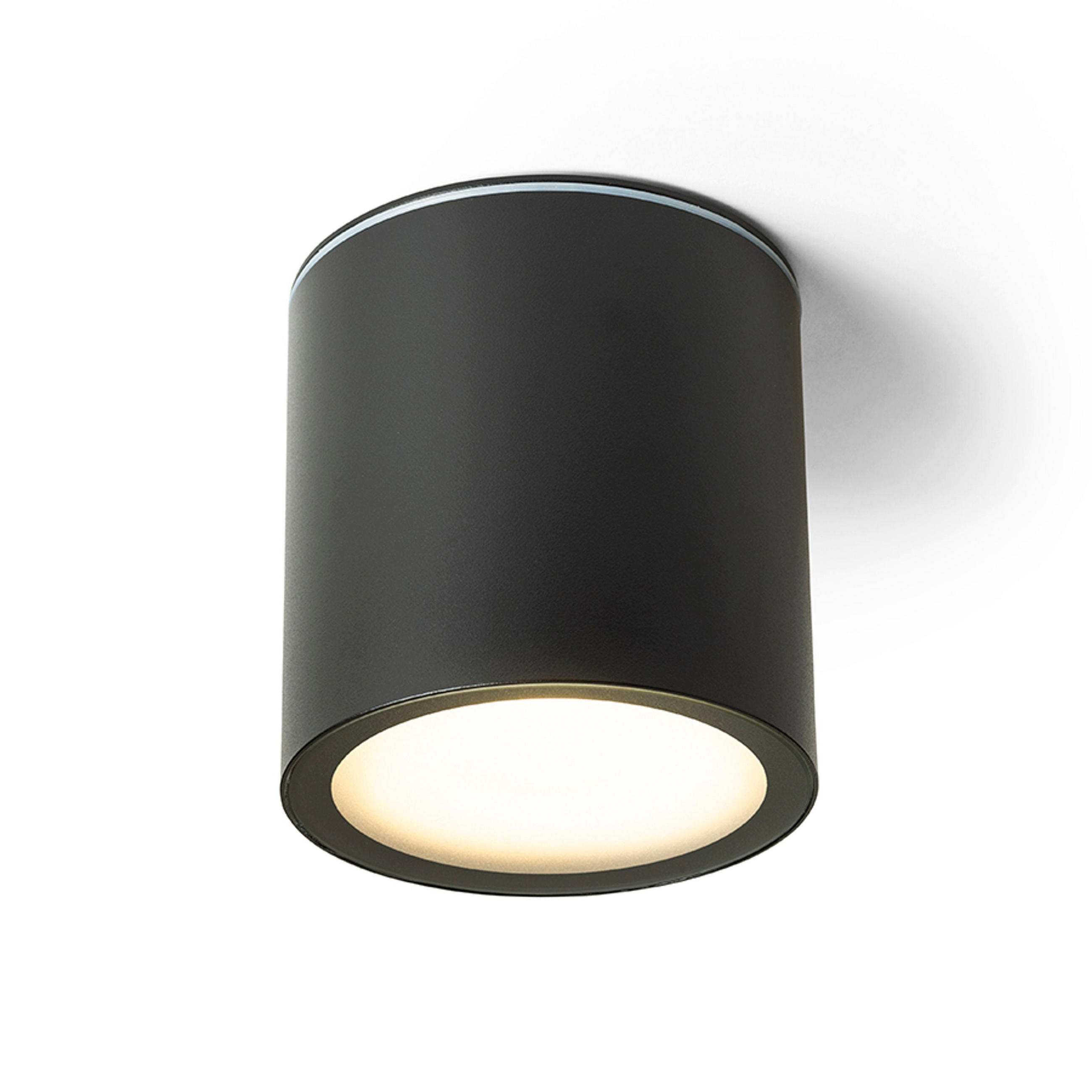 AUSSENLEUCHTE DUNE ES111 Schwarz 9 W IP65 - Schwarz, Metall (12/12/125cm) - Rendl