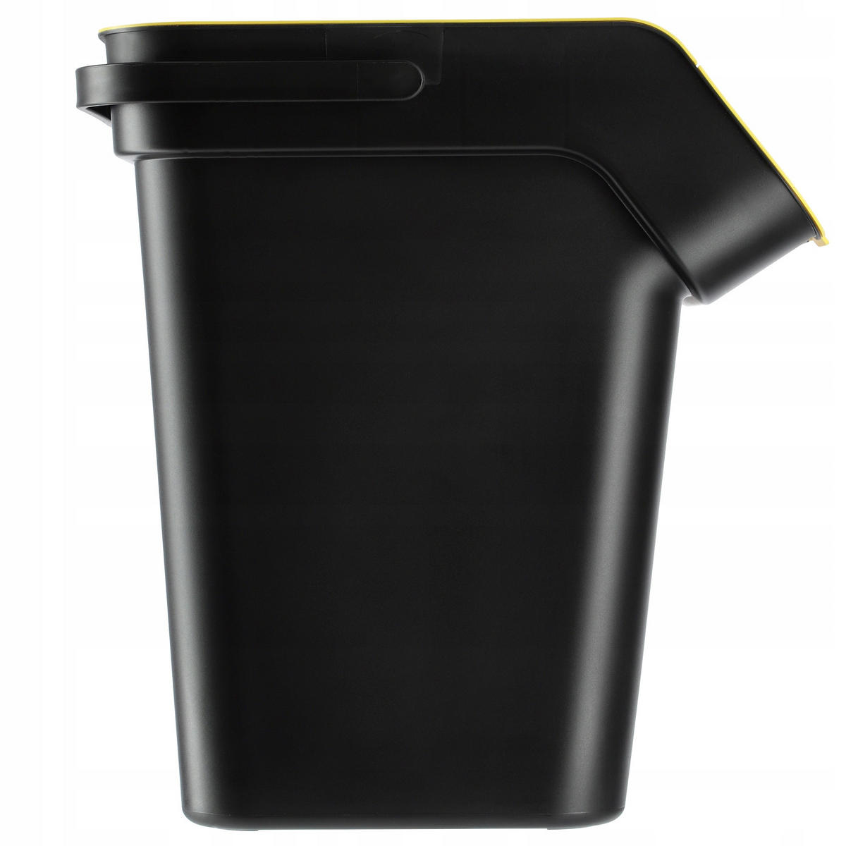 ABFALLEIMER, 4X25L, Schwarz - Blau/Gelb, Kunststoff (27/57cm) - KADAX
