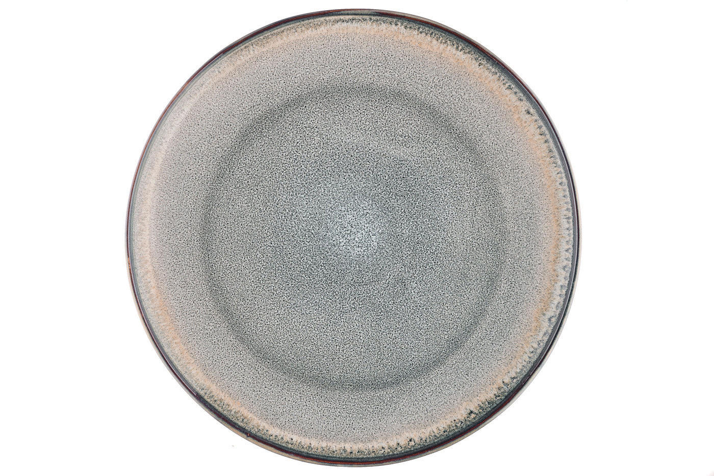 SERVIERPLATTE Genesis Ø33cm - Erde - Grau, Keramik (33/3.5/33cm) - Björn