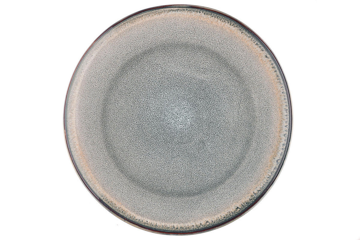 SERVIERPLATTE Genesis Ø33cm - Erde - Grau, Keramik (33/3.5/33cm) - Björn