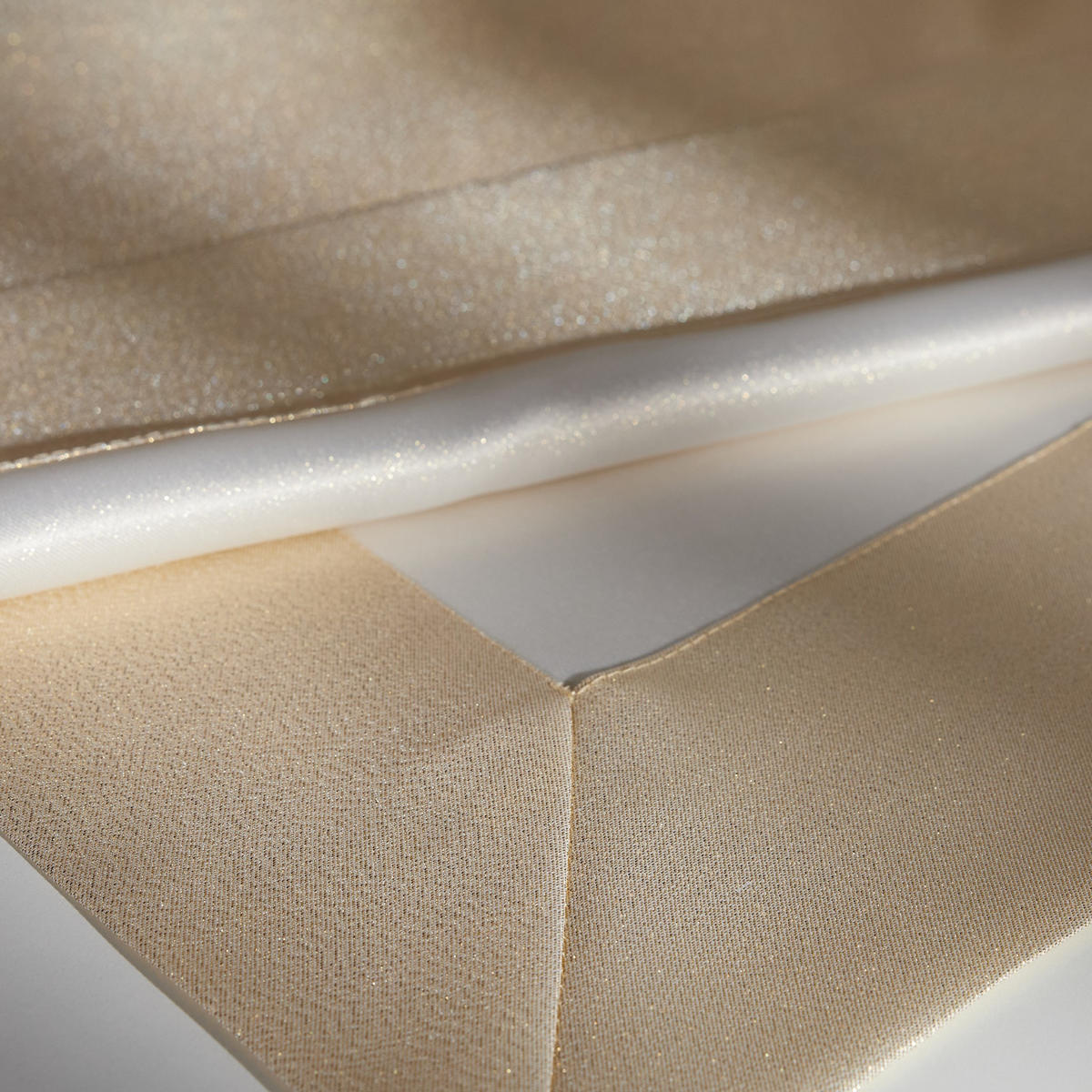 TISCHLÄUFER Kholio - Goldfarben, Textil (180/35/1cm) - home&you