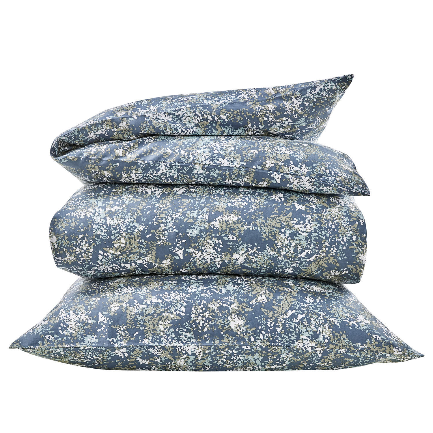 SATINBETTWÄSCHE All Dreams aus Baumwolle 135 x 200 cm - Blau, Textil (135/200cm) - Butlers