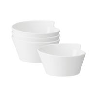 BOLS NewWave weiß 18 x 17 cm 4er Set - Weiß, Keramik (1cm) - Villeroy & Boch