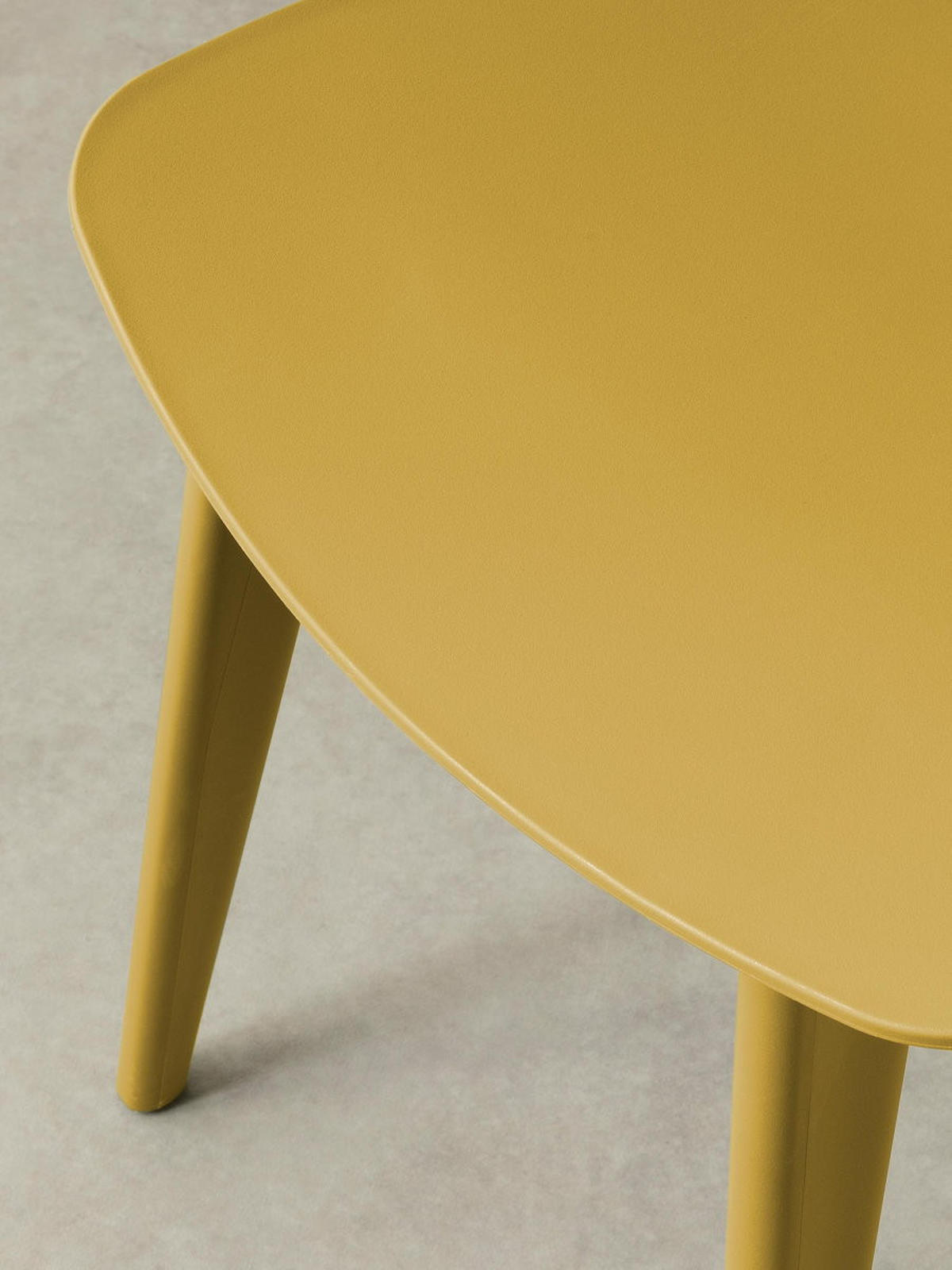 STUHL Helm Senf 43 cm x 82.5 cm - Dunkelgelb, Kunststoff (43/82/51cm) - Kenay Home