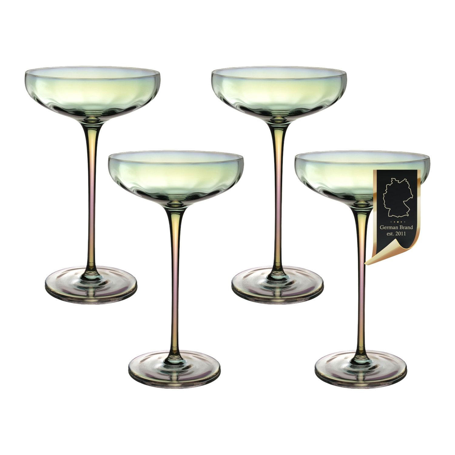 MARTINI GLAS SET 140 ml (4-tlg.) - Transparent, Glas (0.14L) - Intirilife