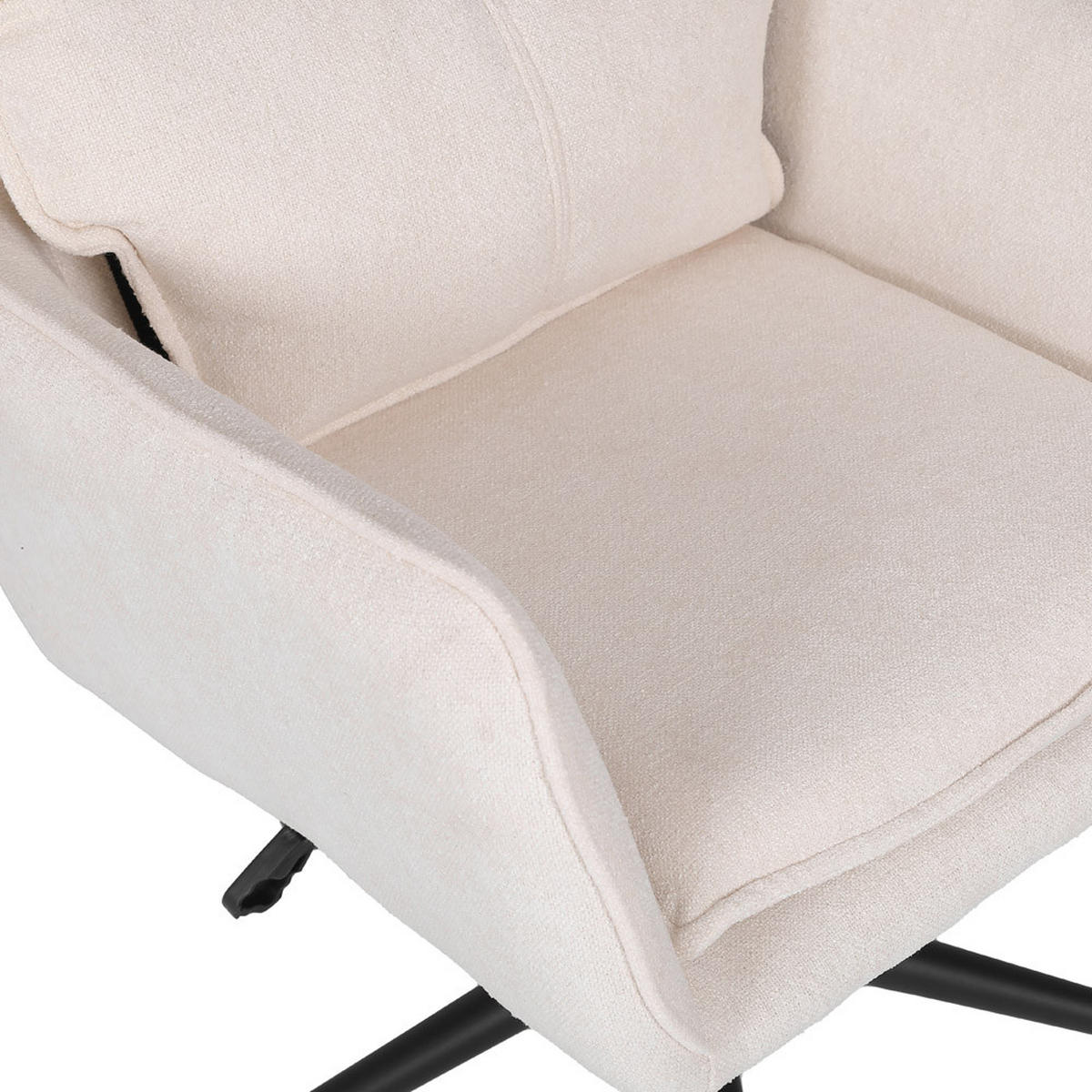 BÜROSTUHL CORA - Beige - Beige, Kunststoff (60/100/70cm) - Home Deluxe