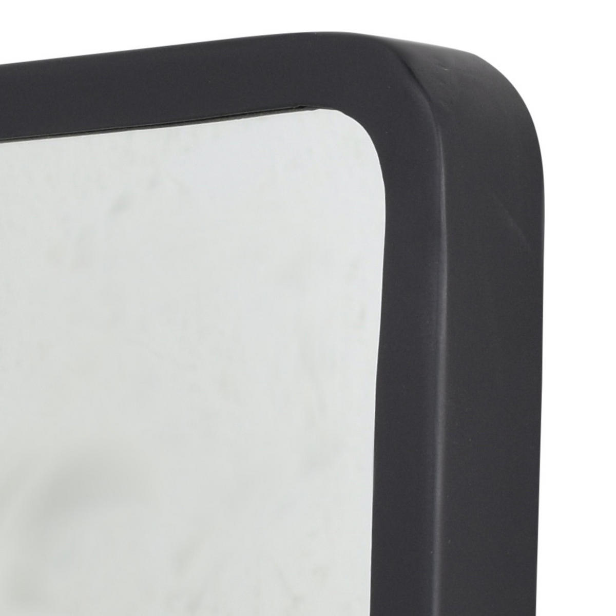 WANDSPIEGEL Rico Schwarz - Schwarz, Metall (40/74/4cm) - LOFT42