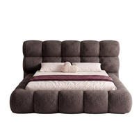 POLSTERBETT FERAGU 180x200 cm, Braun - Braun, Textil (200/180cm) - Fedve