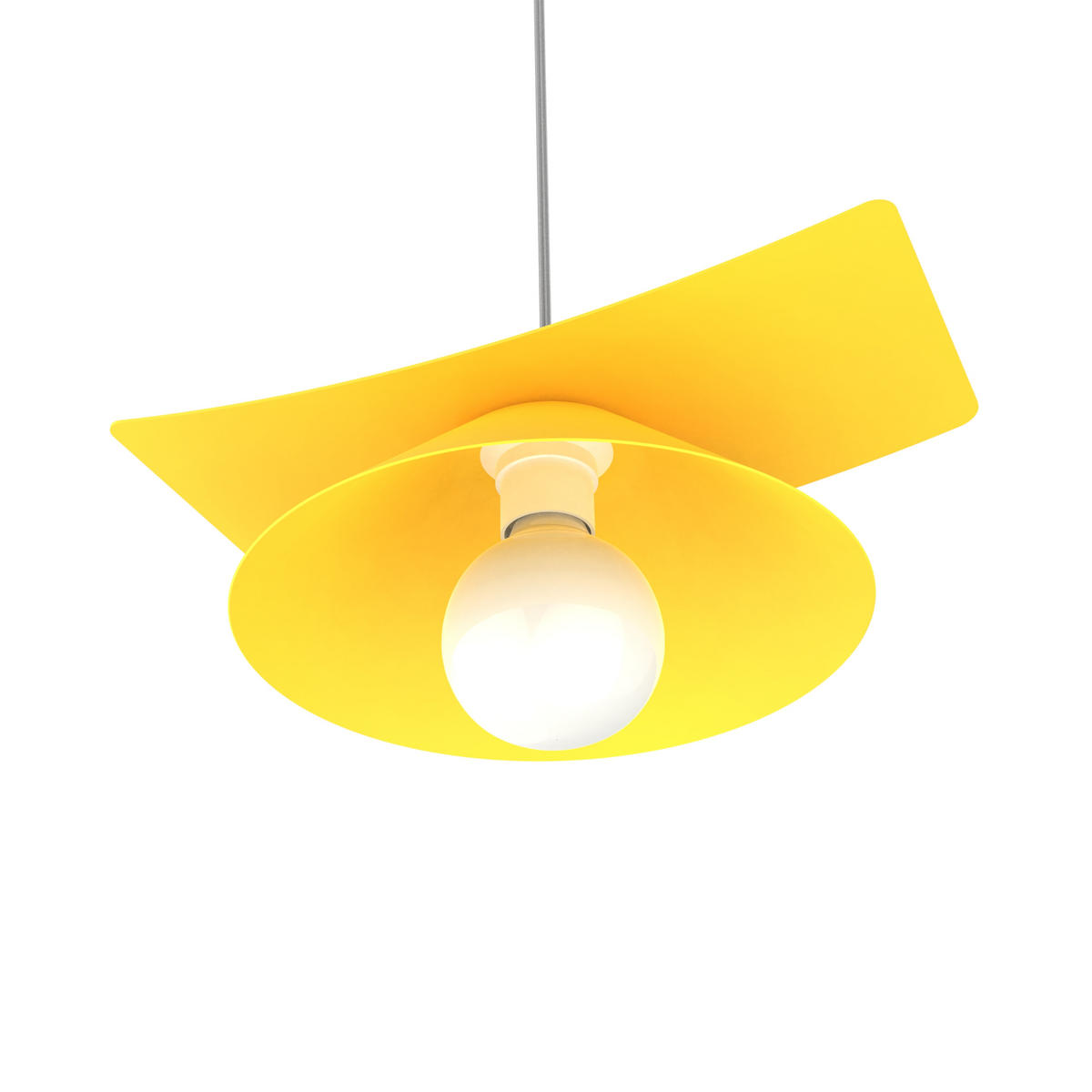 HÄNGELEUCHTE Miller D25 - Gelb, Metall (25/34/10cm) - Lumicom