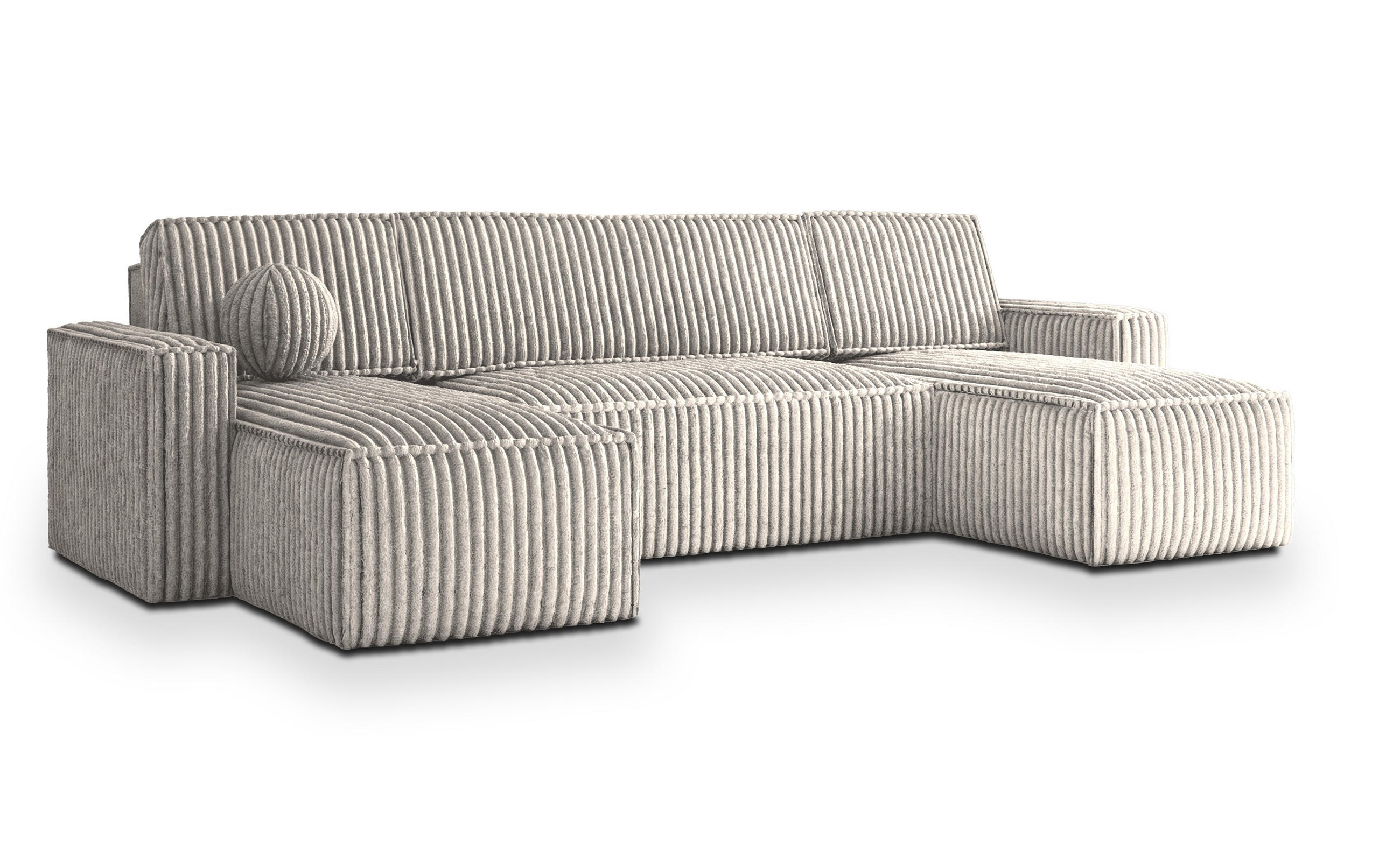 Masseno Wohnlandschaft Champagner 306x85x140 cm