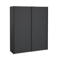 SCHIEBETÜRENSCHRANK, Bergamo, Grau, Holzwerkstoff, 179 x 67 x 221 cm - Grau, Holzwerkstoff (179/221/67cm) - ebuy24