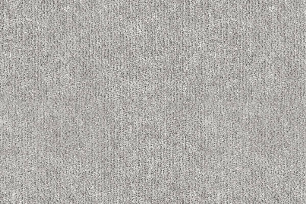 SOFA FEBE 3-Sitzer, hellgrauer Chenille-Stoff - Hellgrau/Schwarz, Holz/Textil (190/82/96cm) - Wozimo