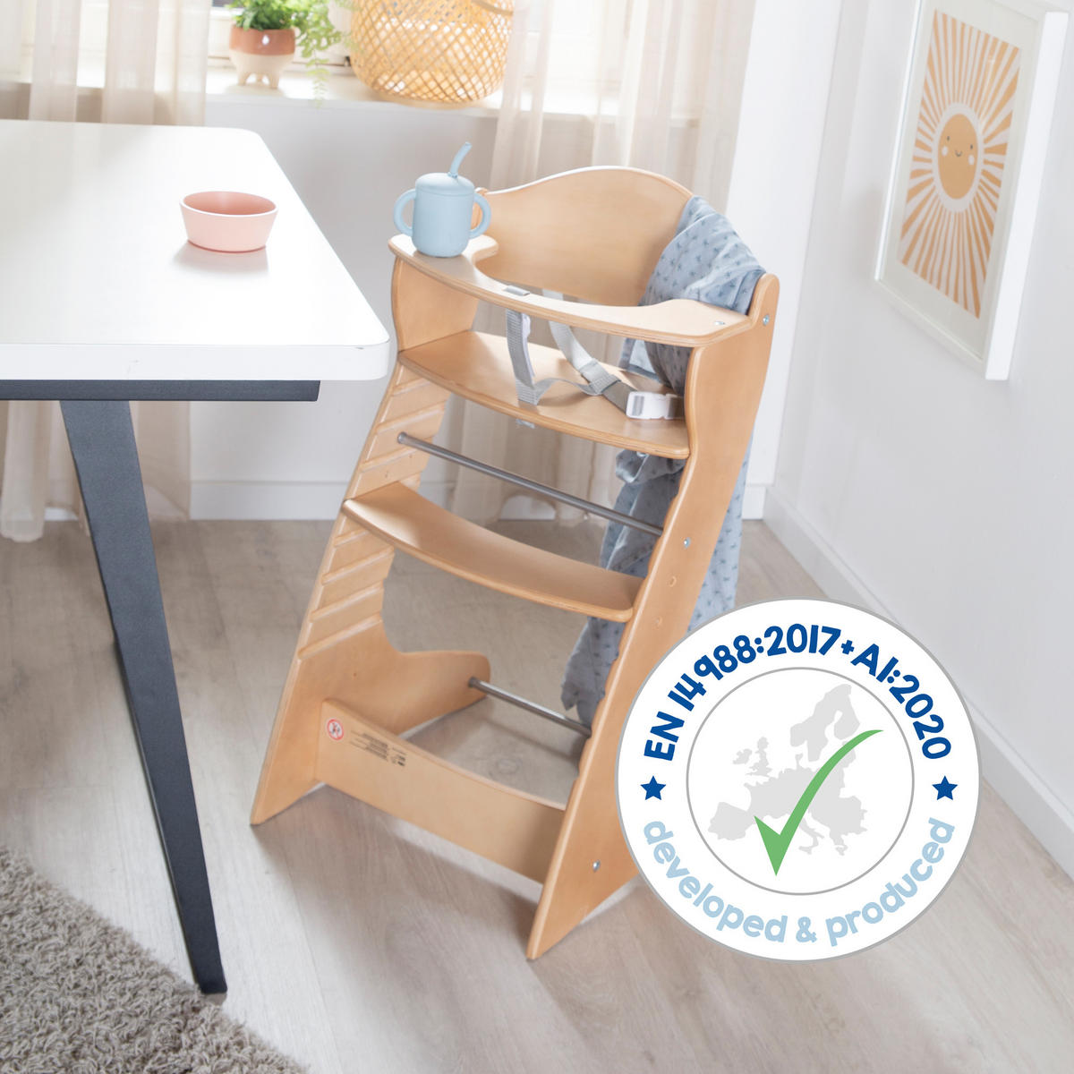HOCHSTUHL Chair Up Natur - Naturfarben, Holzwerkstoff (45.5/83.5/49.5cm) - Roba