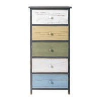 KOMMODE Grau 29/40/87 cm - Grau, Holz (29/87/40cm) - Mobili Rebecca