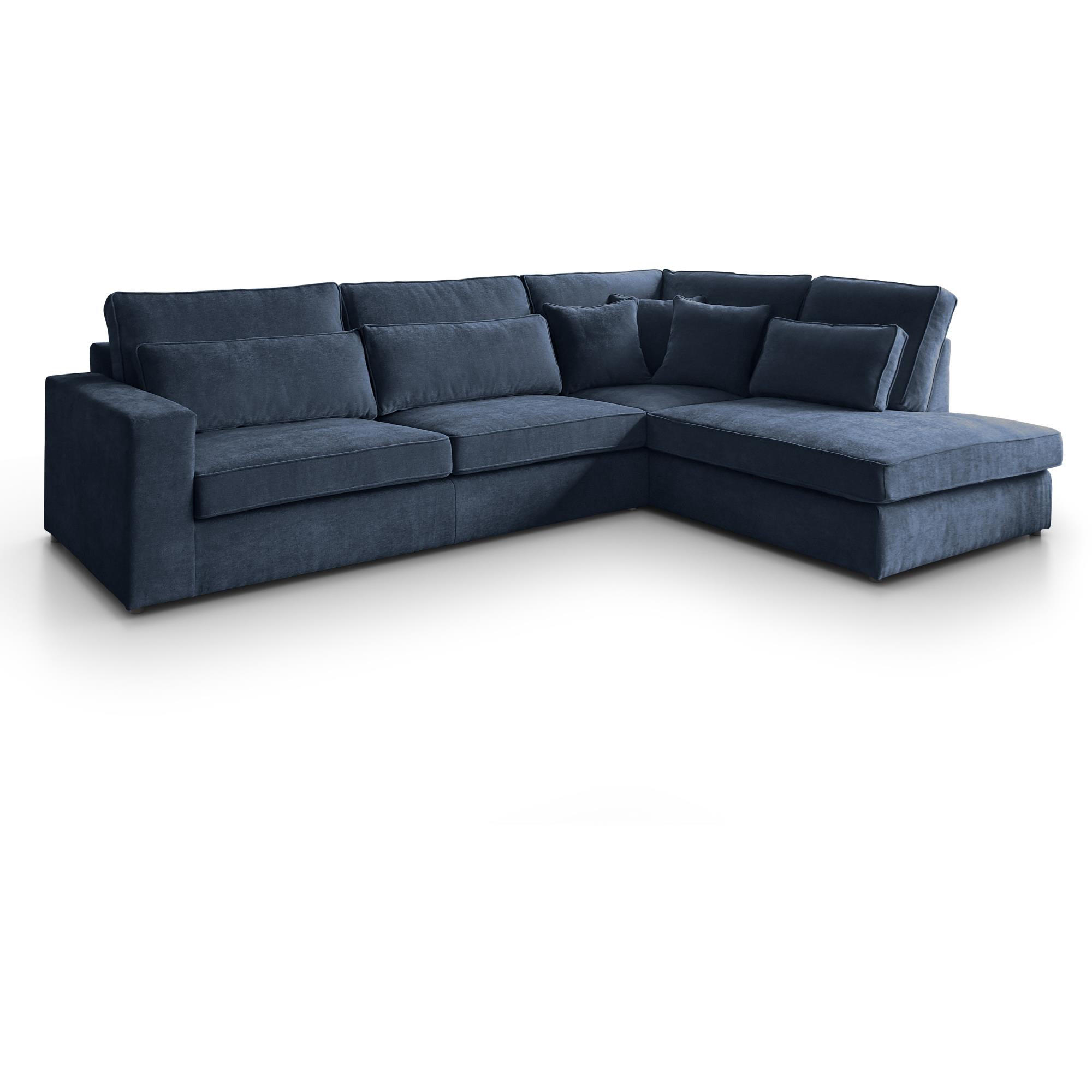 Thumbnail - Beautysofa Ecksofa, Dunkelblau, Textil, L-Form,L-Form, 314x224 cm, Wohnzimmer, Sofas & Couches, Wohnlandschaften, Ecksof...
