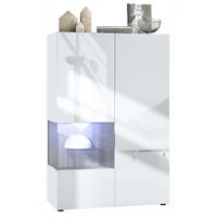 VITRINE Morena Einsatz in Avola-Anthrazit - Anthrazit, Holzwerkstoff (91.5/136.5/37cm) - Vladon