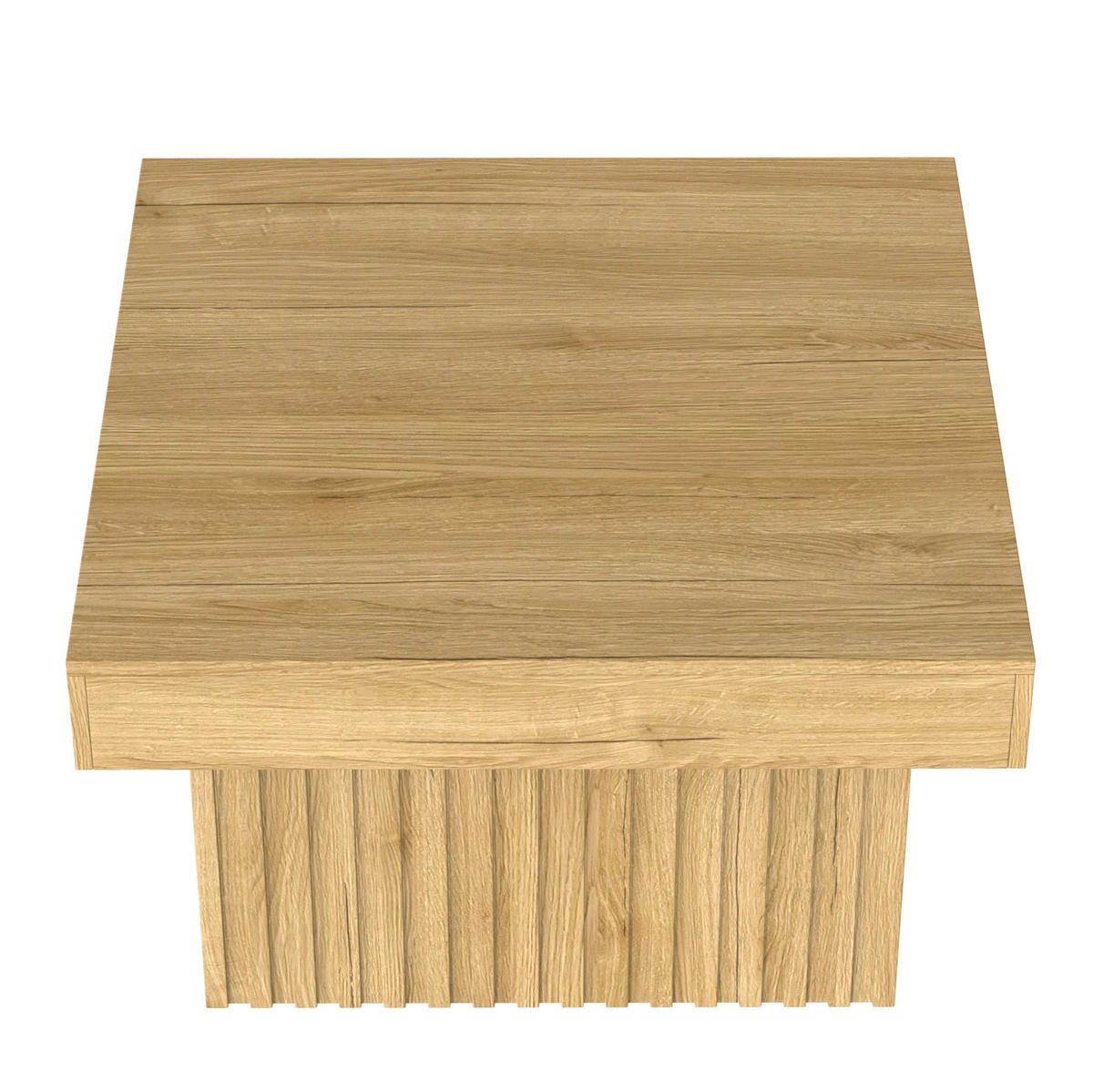 COUCHTISCH 79/79/46 cm aus MDF und Spanplatte, pflegeleicht und vielseitig, Natur - Naturfarben, Holzwerkstoff (79/79/46cm) - Redom