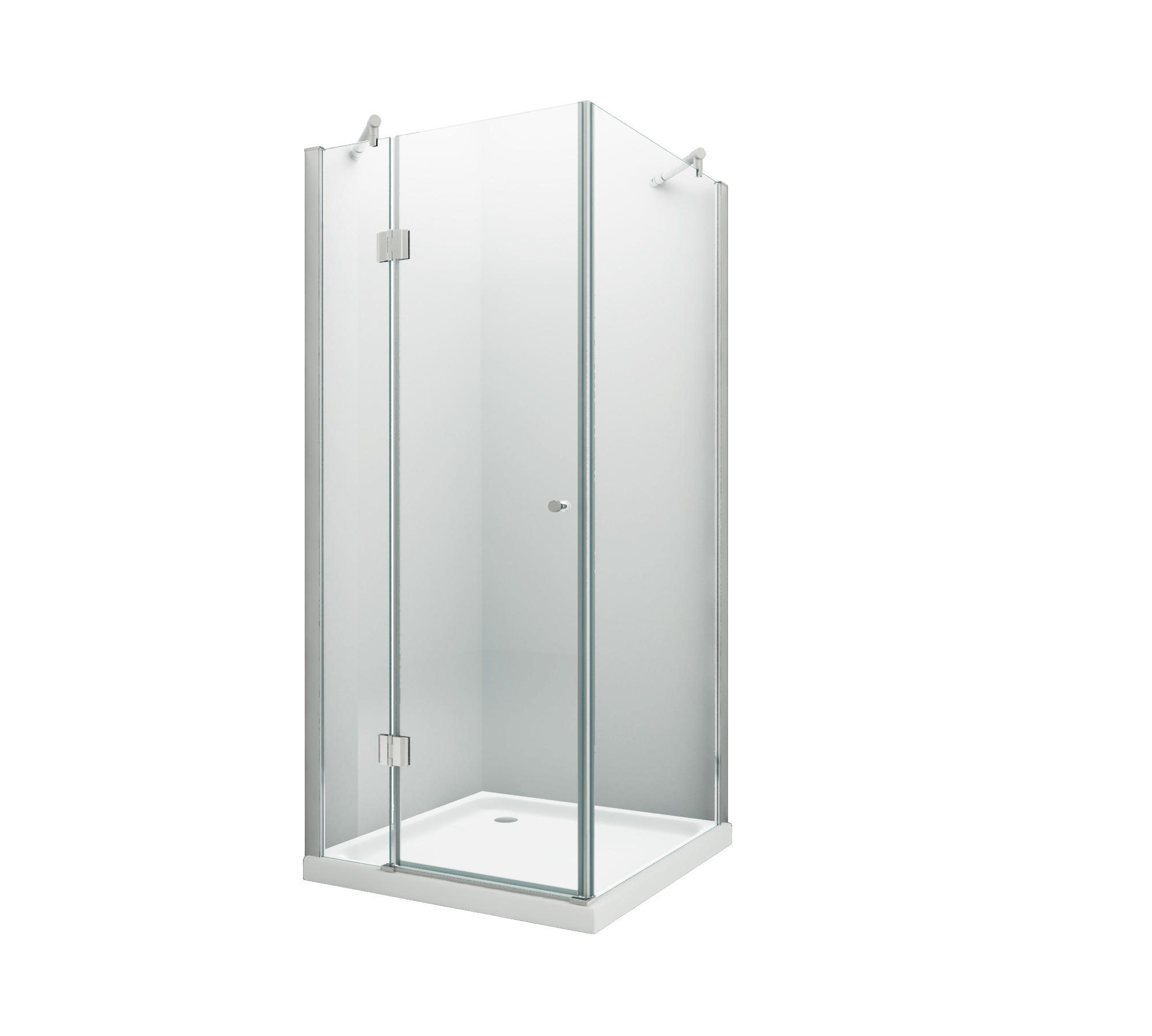 Glasdeals Duschkabine Klar 80x195x80 cm