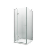 DUSCHKABINE NOVUM Klar 80 x 80 x 170 cm 8 mm ESG - Klar, Glas (80/80/170cm) - Glasdeals