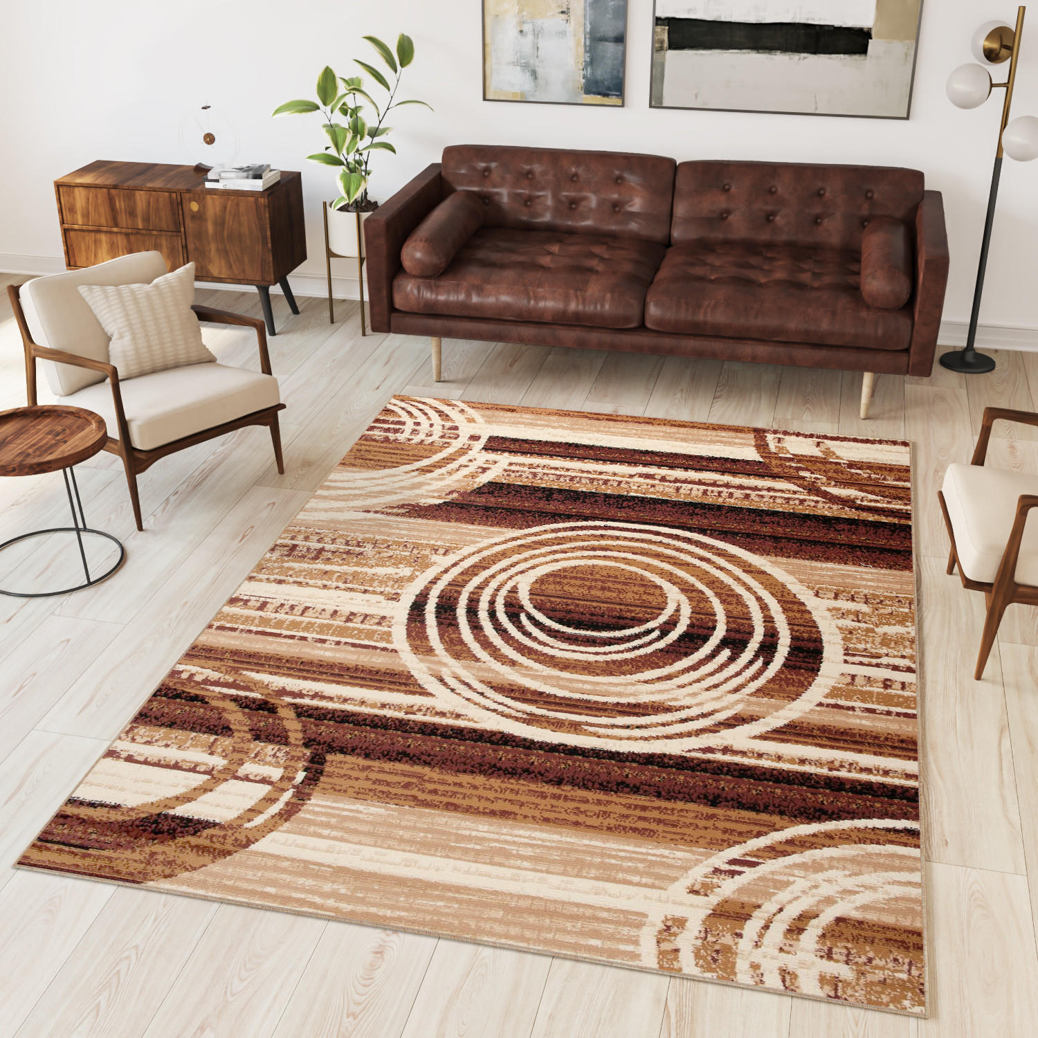 TEPPICH DREAM Braun 250/350 cm - Braun, Textil (250/350cm) - Tapiso