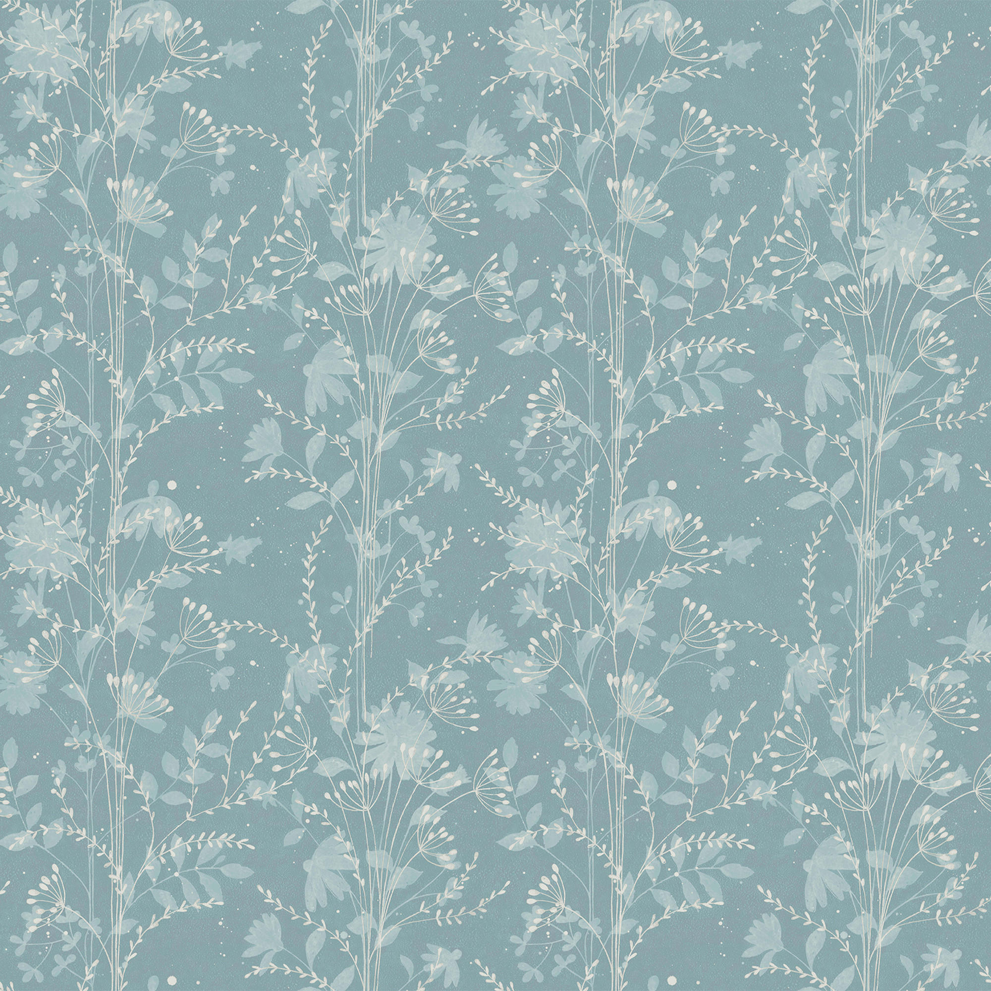 VLIESTAPETE Fennelton Pale Newport Blue - Pastellblau, Papier/Kunststoff (52/52cm) - Graham & Brown