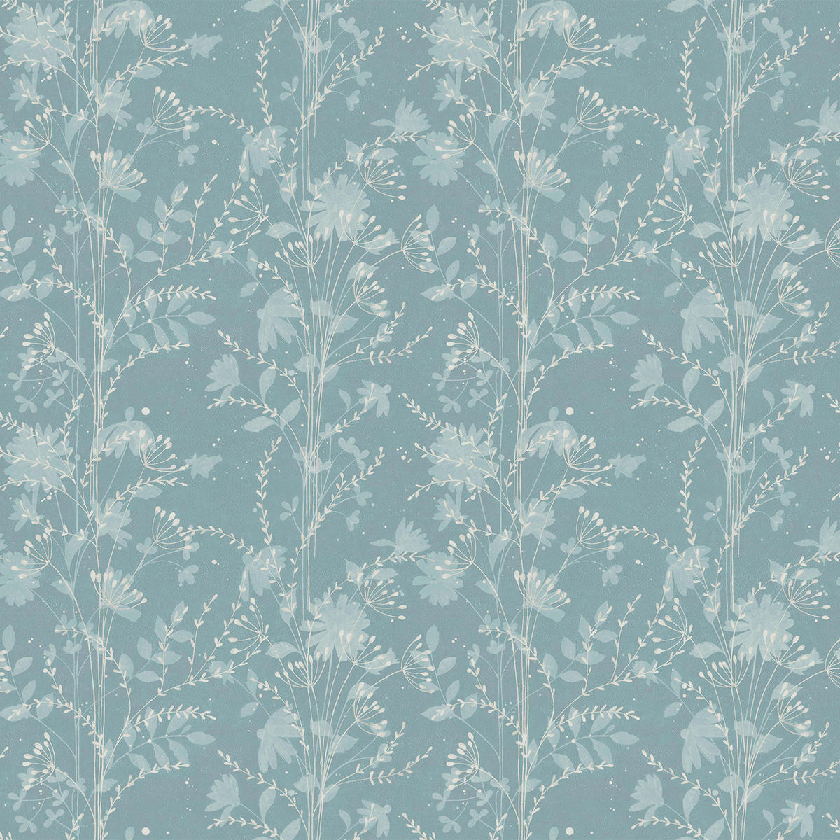 VLIESTAPETE Fennelton Pale Newport Blue - Blau, Papier/Kunststoff (1000/1000cm) - LAURA ASHLEY