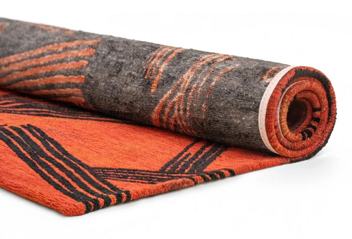 TEPPICH modern Wohn-/Schlafzimmer Naturfaser DORO Blau 40x120 cm - Blau, Naturmaterialien (40/120cm) - Novatrend