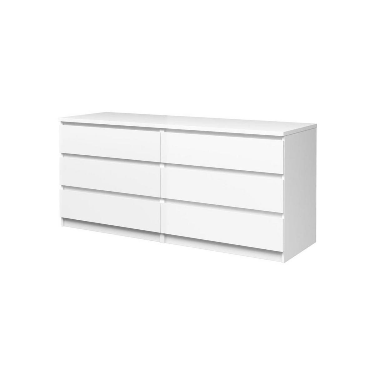 KOMMODE Weiß - Weiß, Holzwerkstoff (154/70/50cm) - ebuy24