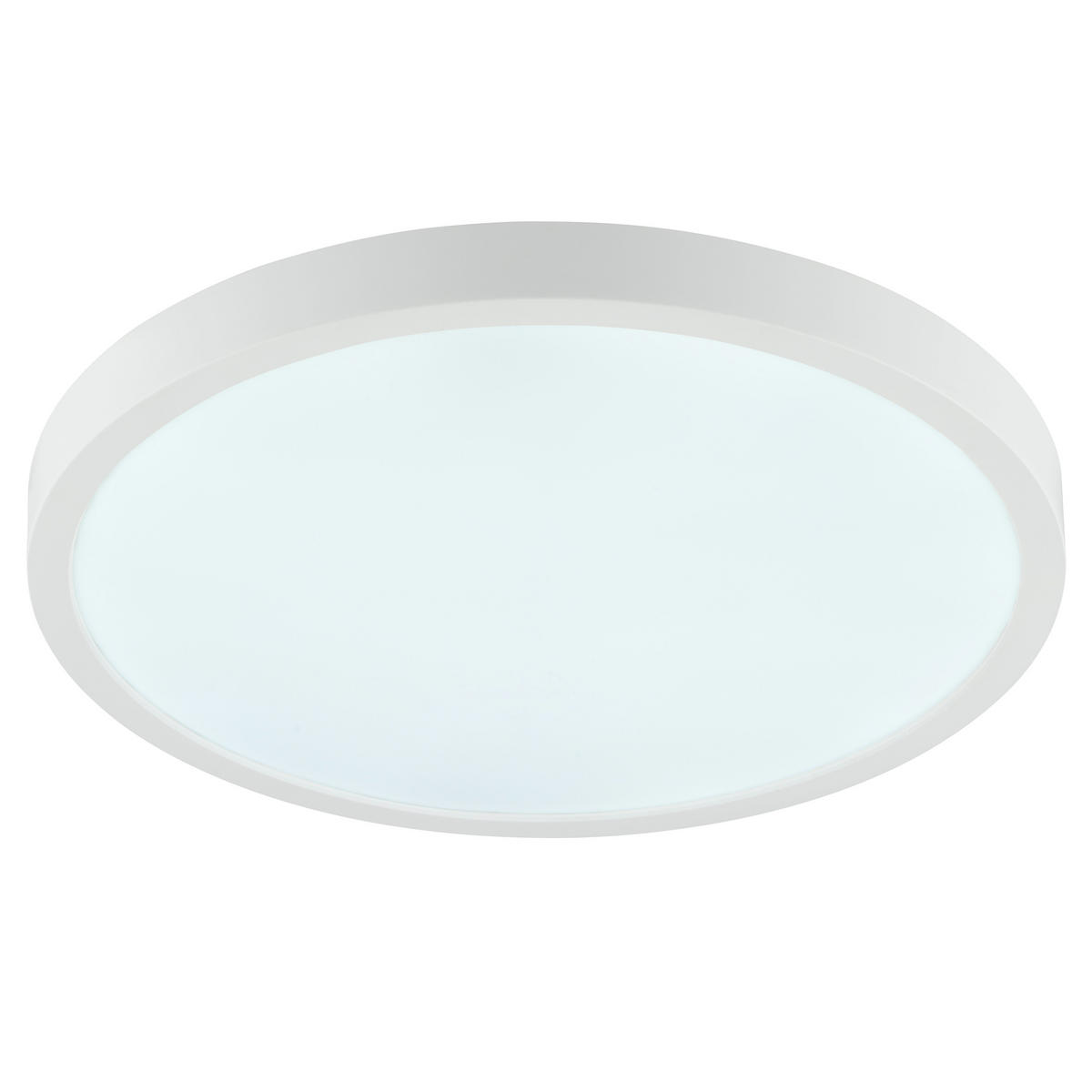 LED DECKENLEUCHTE Jade Weiß 37,5/37,5/3,1 cm - Weiß, Kunststoff (37.5/37.5/3.1cm) - Brilliant