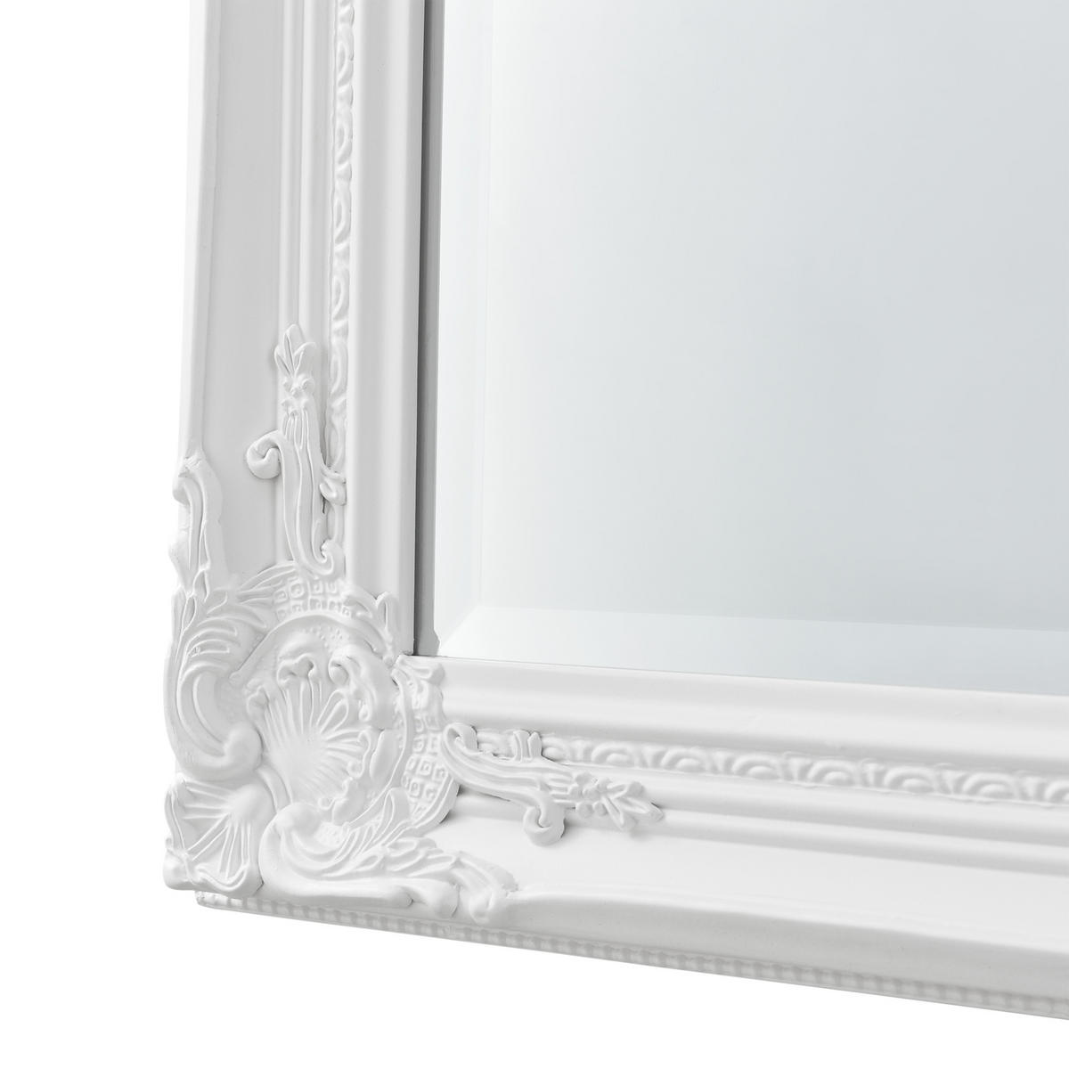 WANDSPIEGEL Livorno - Weiß, Glas/Holz (28.5/132/118cm) - [en.casa]
