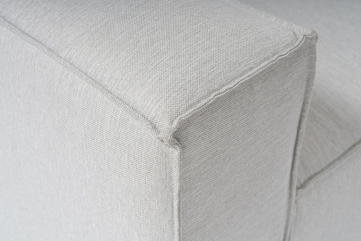 ECKSOFA beidseitig montierbar - Schwarz/Grau, Holz/Kunststoff (296/185cm) - myHomelando