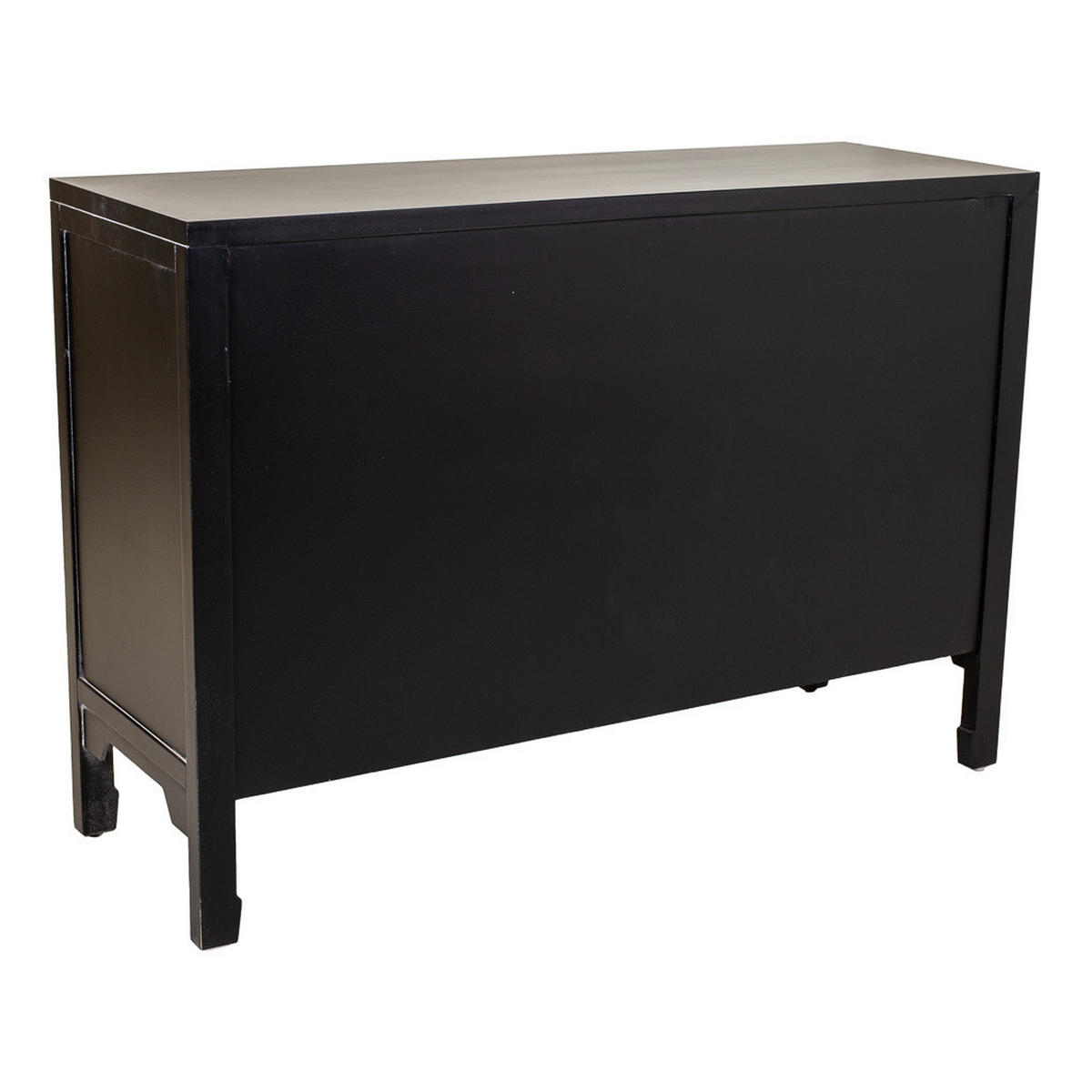 ANRICHTE aus Holz 106x36x73 cm - Schwarz, Holz (106/73/36cm) - Wanderlust