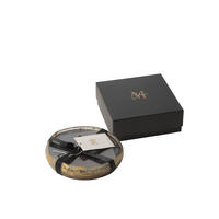 DUFTKERZE M-CHIC - Gold - M - 20 Std. - Bronzefarben, Paraffin (19/4.5cm) - J-Line