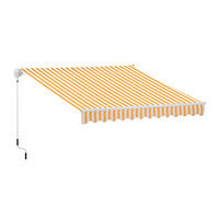 MARKISE DE-13907 manuell 295/245 cm, Winkel 45°-85° Orange - Orange, Metall (245/1/295cm) - ComfortXL