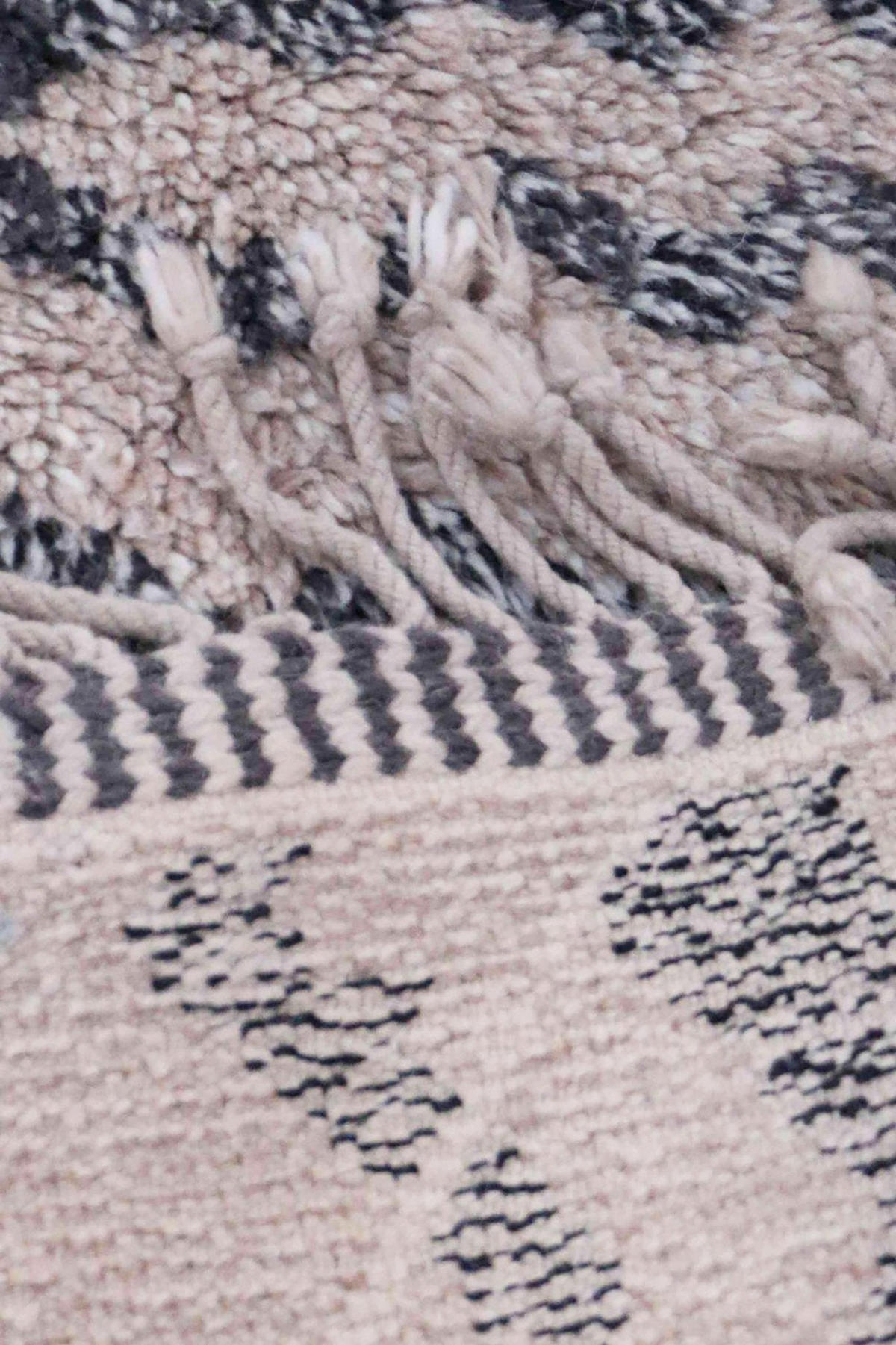 BERBERTEPPICH aus reiner Wolle 176x 270 cm - Grau, Naturmaterialien (176/270cm) - AFK Living