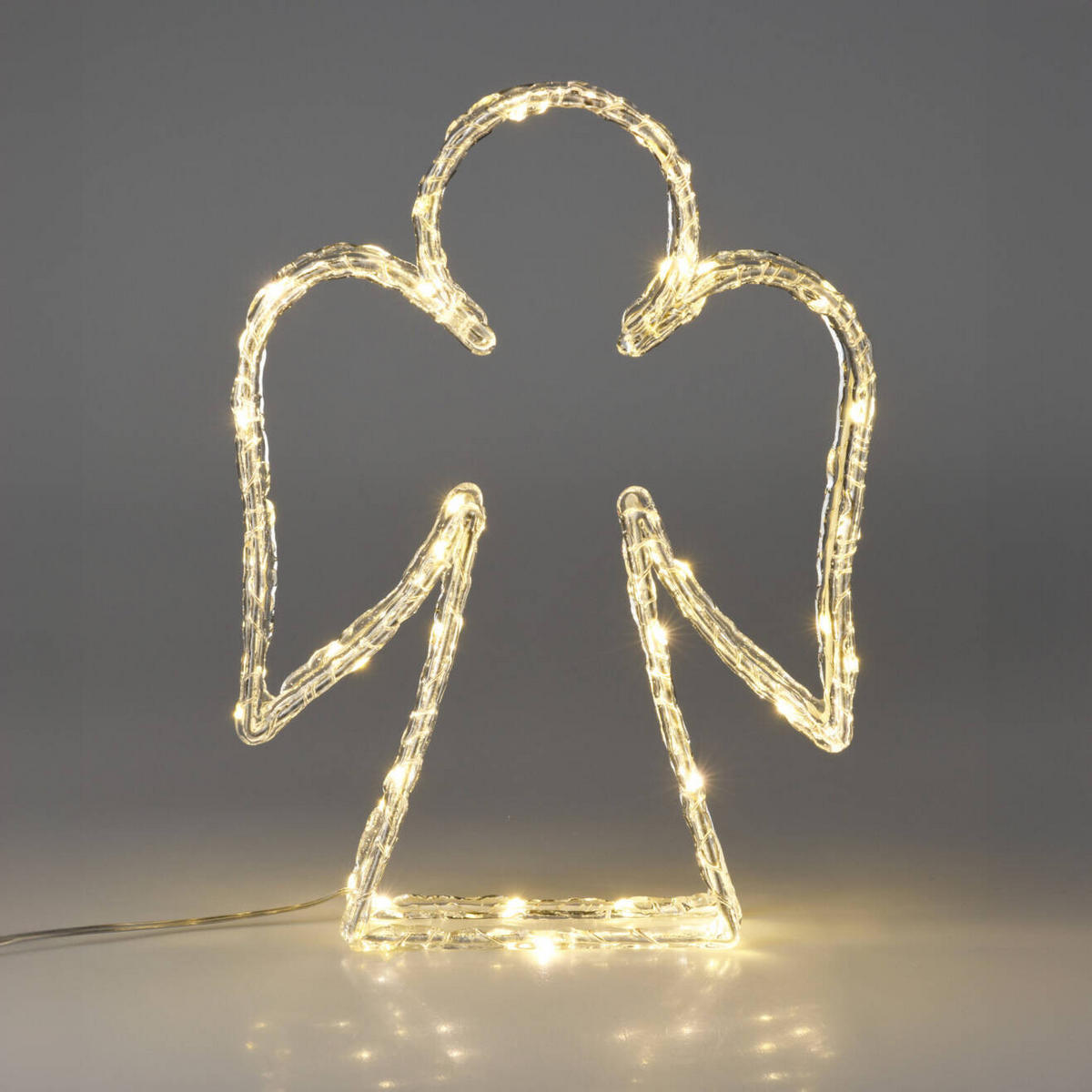 LICHTDEKORATION Metall LED-Figur - Weiß, Kunststoff (4/31.5/23cm) - Home Styling Collection