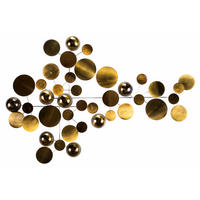 WANDDEKO Braun 90/61 cm - Braun, Metall (2.3/61/7cm) - KUNSTLOFT
