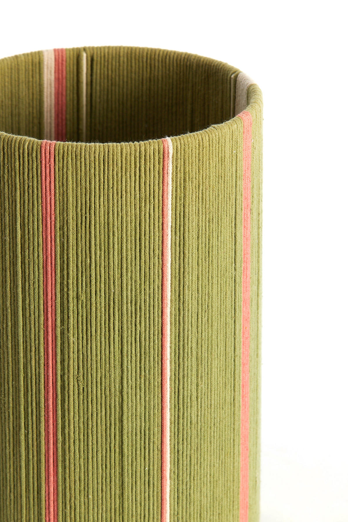 LAMPENSCHIRM Medan Grün Ø25/36 cm - Grün, Textil (25/25/36cm) - Light & Living