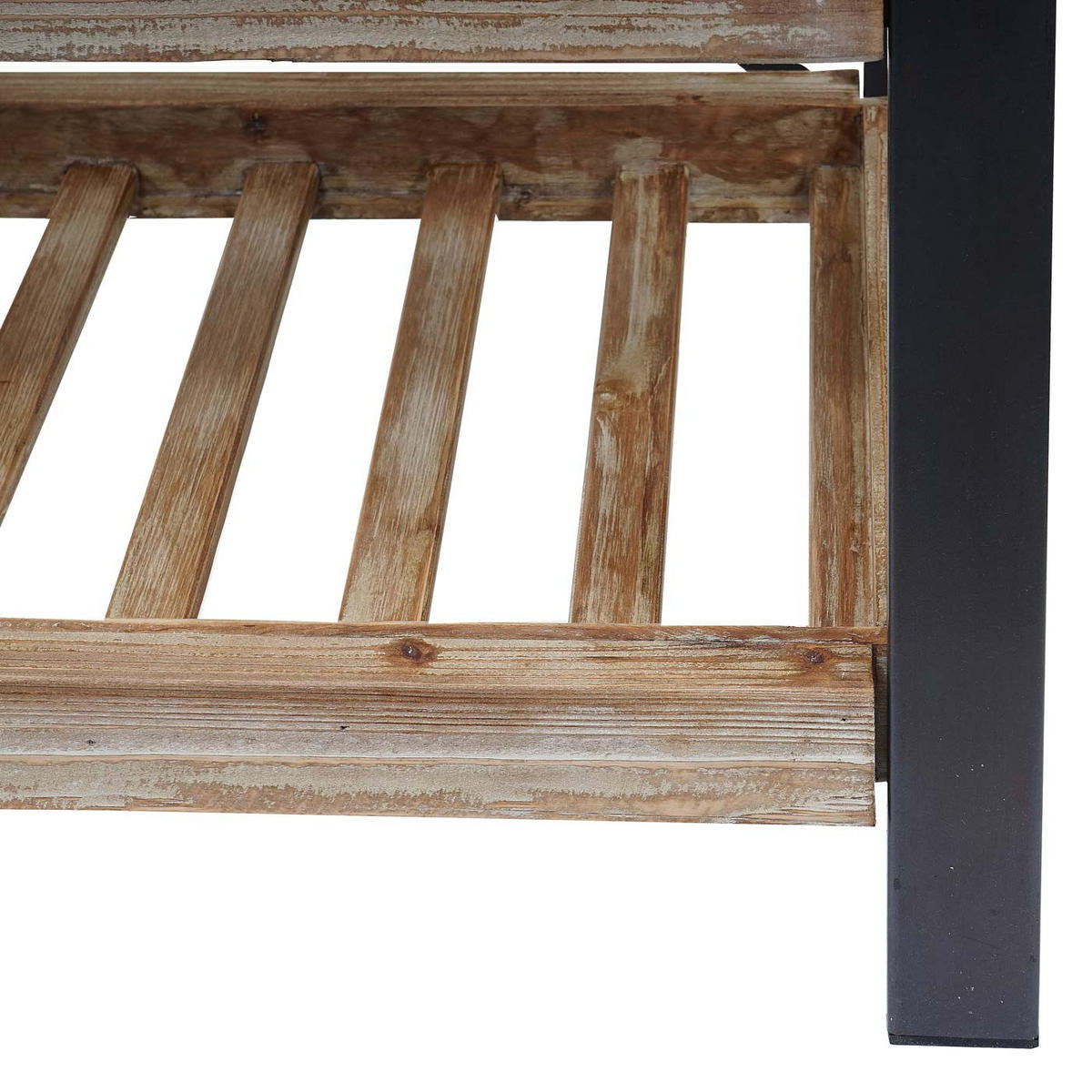WEINREGAL Braun, Schwarz - Schwarz/Braun, Holz (114/189/39cm) - MCW