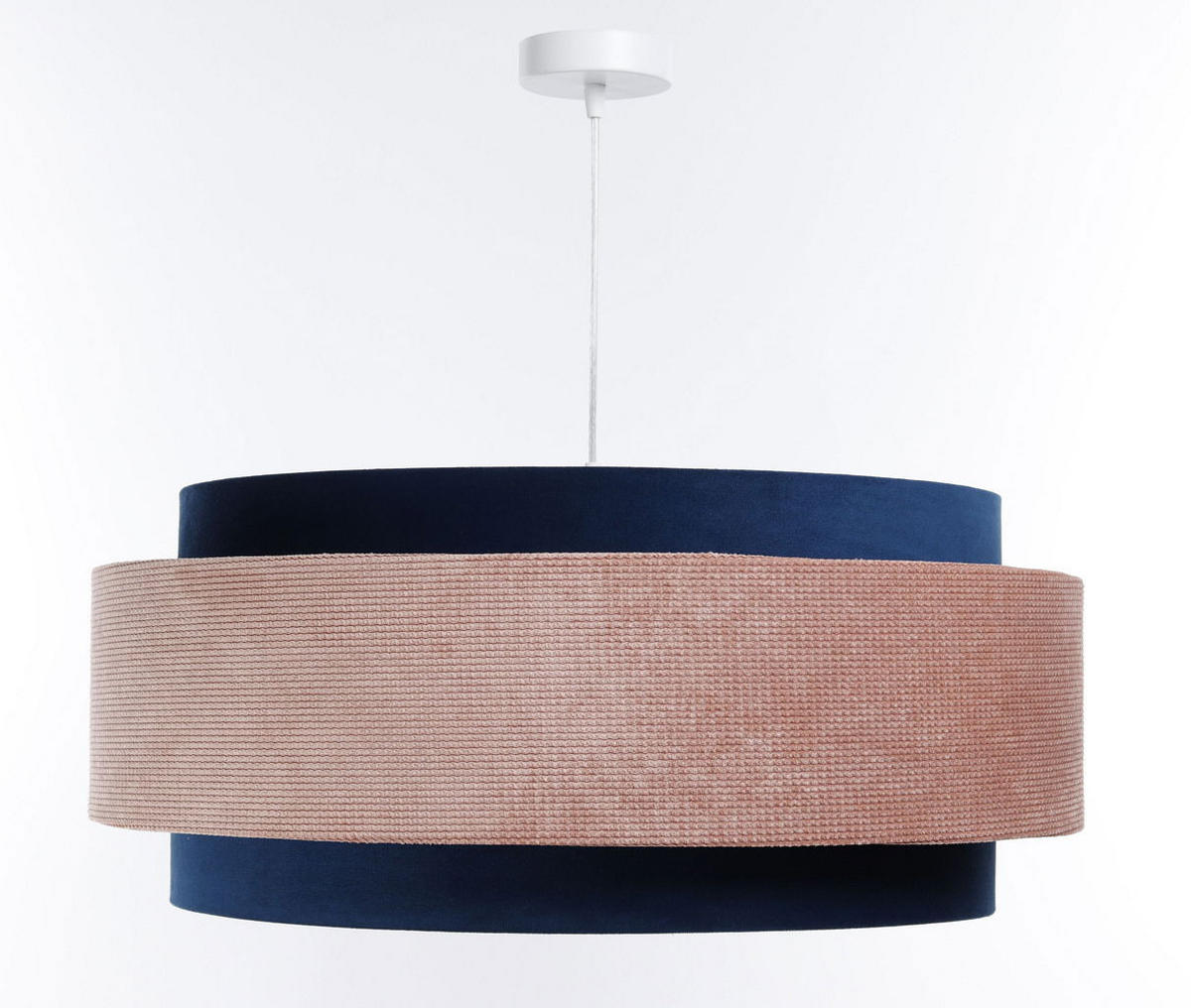 HÄNGELEUCHTE Blau 60/25 cm - Blau, Kunststoff (60/1.9/25cm) - ONZENO