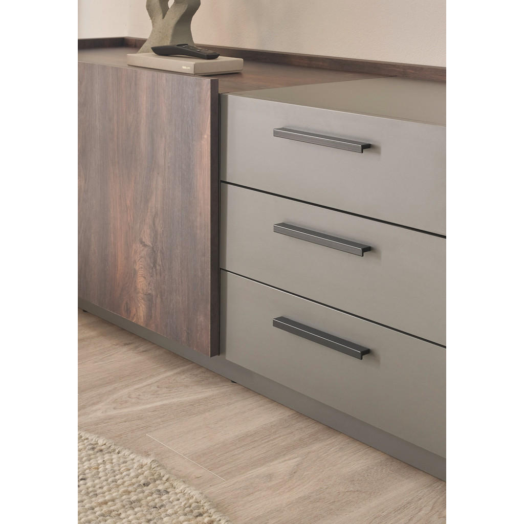 Thumbnail - Furn.Design Tv-Lowboard, Natur, Holzwerkstoff, Nachbildung, 2 Fächer, 3 Schubladen, 153x40x45 cm, Wohnzimmer, Wohnwände,...