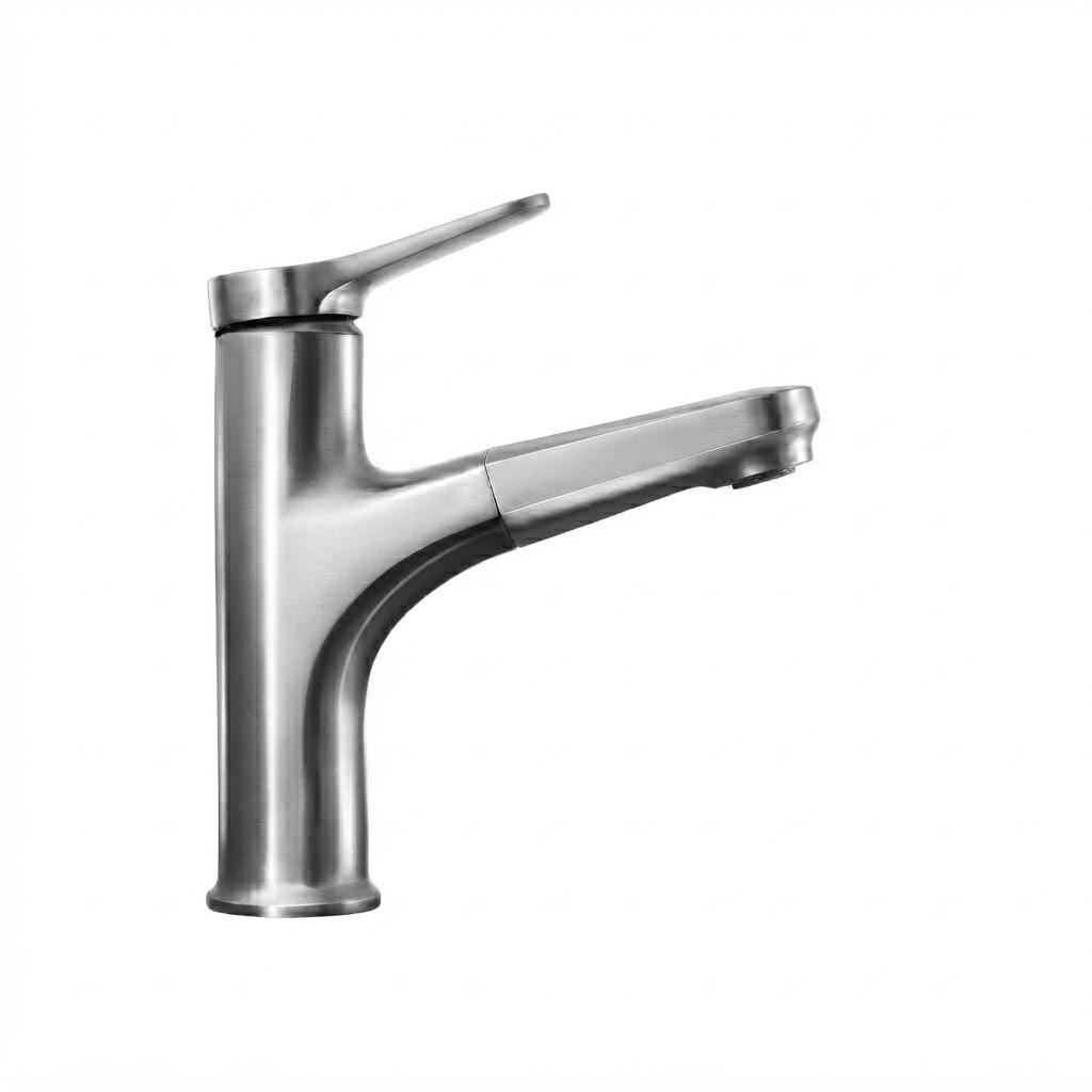 BADEZIMMERARMATUR, 190 x 180 mm, silber - Silberfarben, Metall (38/6.5/24cm) - Vallsero