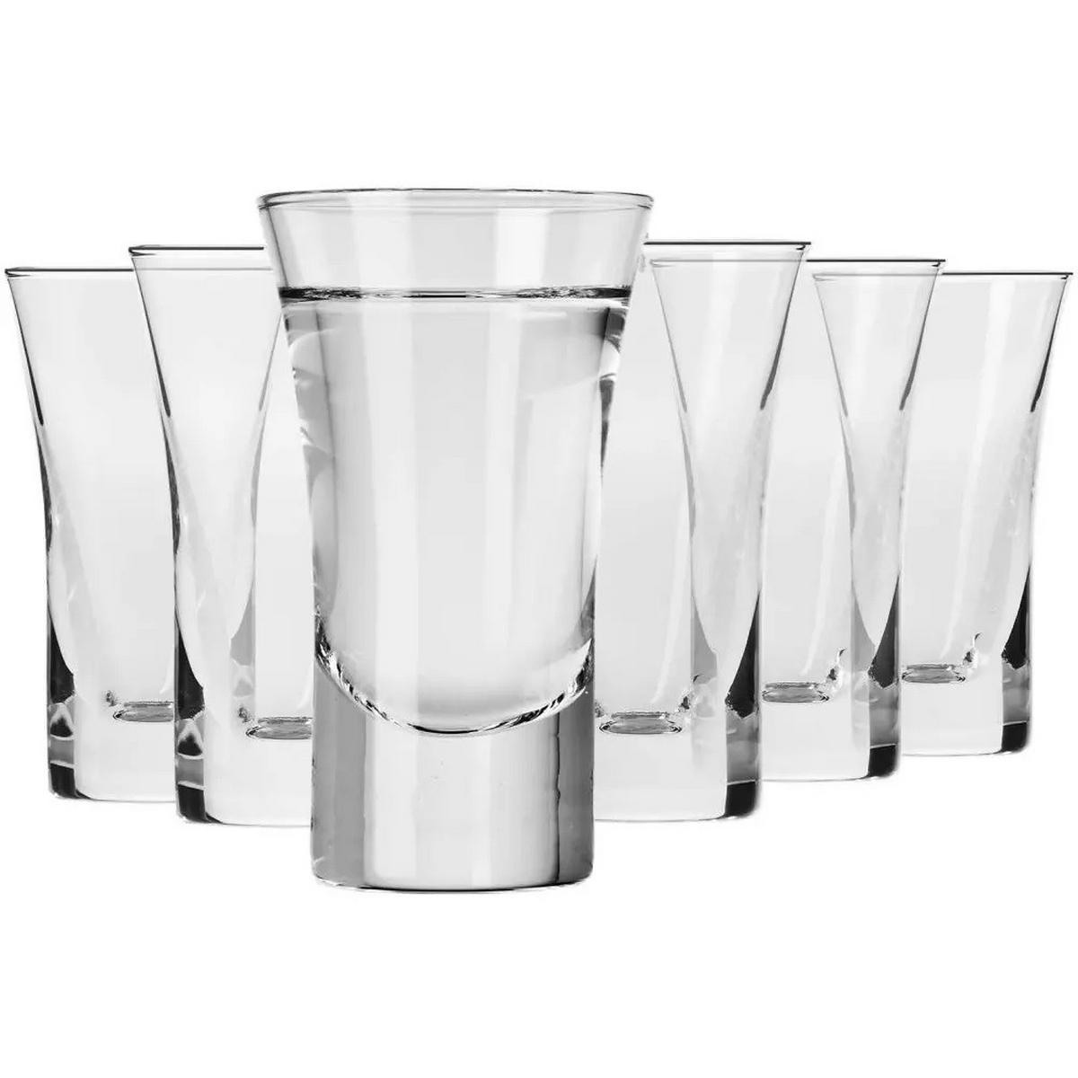 SCHNAPSGLÄSER, 6er-Set, 45 ml - Transparent, Glas (0.045L) - Krosno Glass