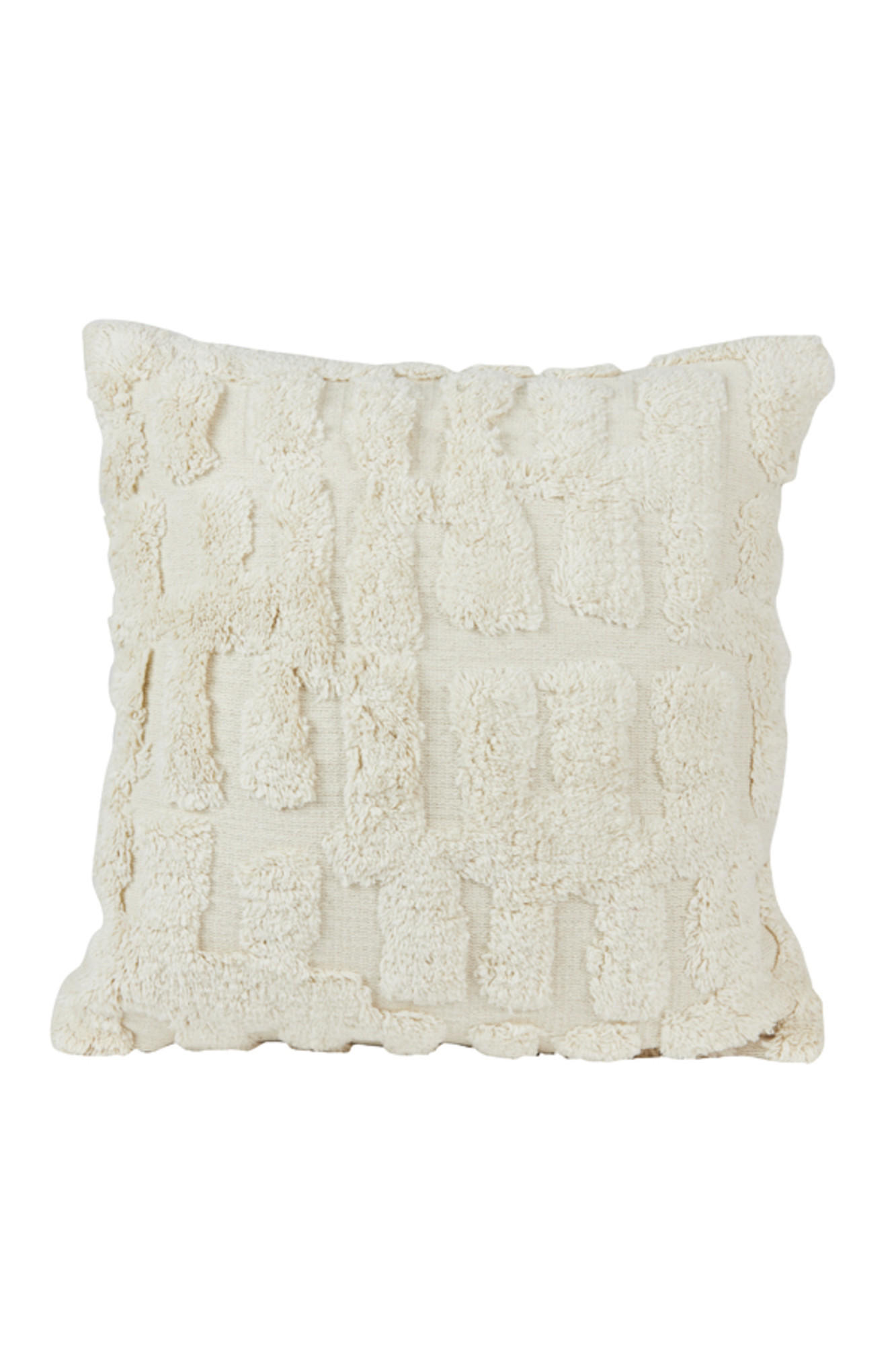 DEKOKISSEN Sarmi Weiß 45/45 cm - Weiß, Textil (45/45cm) - Light & Living