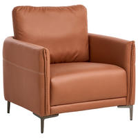 SESSEL Stoff Goldbraun Cilens - Goldfarben, Textil/Metall (85/90/82cm) - Beliani