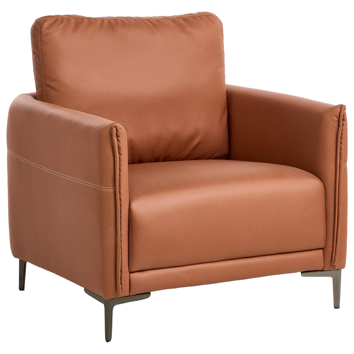 SOFA-SET 6-Sitzer Stoff Goldbraun Cilens - Goldfarben, Textil (212/93/83cm) - Beliani
