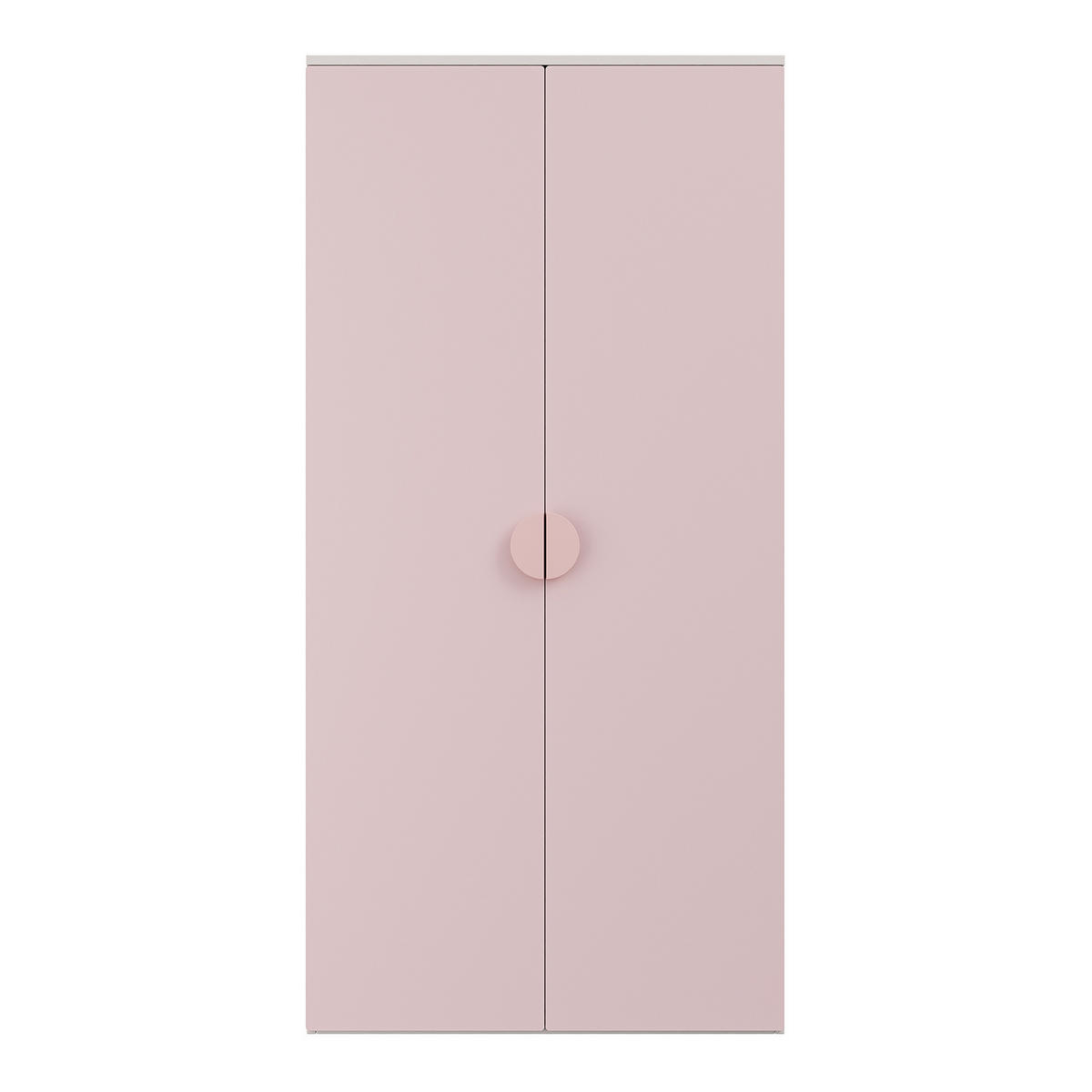 DĚTSKÁ SKŘÍŇ Sandnes II. - bílá/růžová, kompozitní dřevo (40/123/60cm) - [en.casa]
